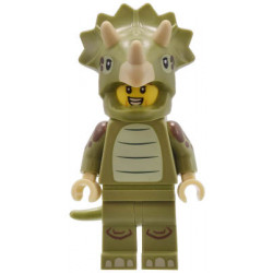 Triceratops Costume Fan, Series 25 (Minifigure Only without Stand and Accessories) – КОЛЕКЦИОНЕРСКИ МИНИФИГУРКИ