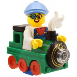Train Kid, Series 25 (Minifigure Only without Stand and Accessories) – КОЛЕКЦИОНЕРСКИ МИНИФИГУРКИ