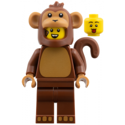 Monkey Costume Fan, Series 28 (Minifigure Only without Stand and Accessories) – КОЛЕКЦИОНЕРСКИ МИНИФИГУРКИ
