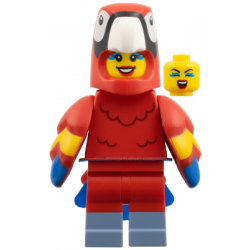 Parrot Costume Fan, Series 28 (Minifigure Only without Stand and Accessories) – КОЛЕКЦИОНЕРСКИ МИНИФИГУРКИ