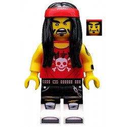 Gong & Guitar Rocker, The LEGO Ninjago Movie (Minifigure Only without Stand and Accessories) – КОЛЕКЦИОНЕРСКИ МИНИФИГУРКИ