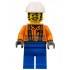 Construction Worker - Orange Shirt, White Construction Helmet – ГРАДСКИ