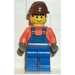 Overalls with Safety Stripe Blue, Brown Cavalry Cap – ГРАДСКИ