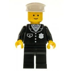 Police - Suit with 4 Buttons, Black Legs, White Hat – ГРАДСКИ
