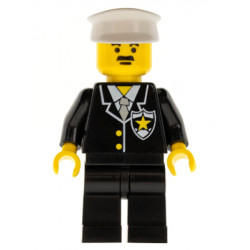 Police - Suit with Sheriff Star, Black Legs, White Hat – ГРАДСКИ