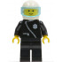 Police - Zipper with Badge, Black Legs, White Helmet, Trans-Light Blue Visor – ГРАДСКИ
