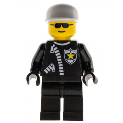 Police - Zipper with Sheriff Star, White Cap – ГРАДСКИ