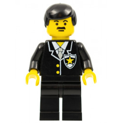 Police - Suit with Sheriff Star, Black Legs, Black Male Hair – ГРАДСКИ