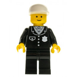 Police - Suit with 4 Buttons, Black Legs, White Cap – ГРАДСКИ