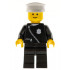 Police - Zipper with Badge, Black Legs, White Hat – ГРАДСКИ