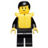Police - Suit with 4 Buttons, Black Legs, Black Male Hair, Life Jacket – ГРАДСКИ
