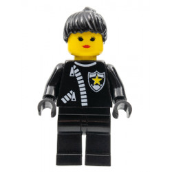 Police - Zipper with Sheriff Star, Black Ponytail Hair – ГРАДСКИ
