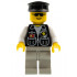 Police - Sheriff Star and 2 Pockets, Light Gray Legs, White Arms, Black Hat – ГРАДСКИ