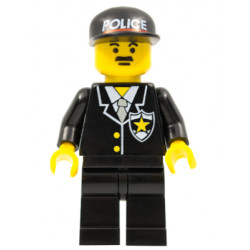 Police - Suit with Sheriff Star, Black Legs, Black Cap with Police Pattern – ГРАДСКИ