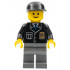 Police - City Suit with Blue Tie and Badge, Dark Bluish Gray Legs, Black Cap – ГРАДСКИ