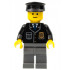 Police - City Suit with Blue Tie and Badge, Dark Bluish Gray Legs, Black Hat – ГРАДСКИ