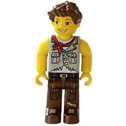 Jake, Light Gray Torso, Brown Legs – ЗА ДЖУНИЪРИ