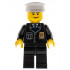 Police - City Suit with Blue Tie and Badge, Black Legs, Scowl, White Hat – ГРАДСКИ