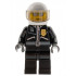 Police - City Leather Jacket with Gold Badge, White Helmet, Trans-Brown Visor, Silver Sunglasses – ГРАДСКИ