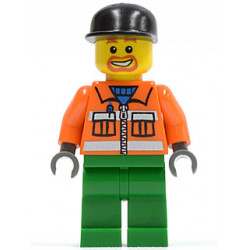 Sanitary Engineer 1 - Green Legs, Beard Around Mouth – ГРАДСКИ