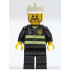Fire - Reflective Stripes, Black Legs, White Fire Helmet, Brown Beard Rounded – ГРАДСКИ