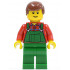 Overalls Farmer Green, Reddish Brown Male Hair, Reddish Brown Eyebrows – ГРАДСКИ