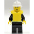Fire - Reflective Stripes, Black Legs, White Fire Helmet, Smirk and Stubble Beard, Life Jacket – ГРАДСКИ