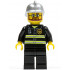 Fire - Reflective Stripes, Black Legs, Silver Fire Helmet, Beard and Glasses (Hovercraft Pilot) – ГРАДСКИ