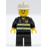 Fire - Reflective Stripes, Black Legs, White Fire Helmet, Thin Grin, Yellow Hands (Undetermined Eyebrows) – ГРАДСКИ