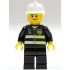 Fire - Reflective Stripes, Black Legs, White Fire Helmet, Smirk and Stubble Beard – ГРАДСКИ