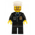 Police - City Suit with Blue Tie and Badge, Black Legs, White Hat, Beard and Glasses – ГРАДСКИ