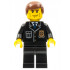 Police - City Suit with Blue Tie and Badge, Black Legs, Vertical Cheek Lines, Reddish Brown Hair – ГРАДСКИ