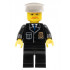 Police - City Suit with Blue Tie and Badge, Black Legs, Brown Moustache, White Hat – ГРАДСКИ