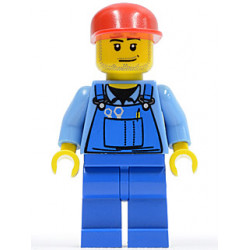 Farm Hand, Blue Overalls, Long Bill Cap – ГРАДСКИ