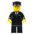 Suit Black, Black Police Hat, Black Eyebrows, Thin Grin – ГРАДСКИ