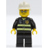 Fire - Reflective Stripes, Black Legs, White Fire Helmet, Glasses and Brown Thin Eyebrows – ГРАДСКИ