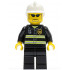 Fire - Reflective Stripes, Black Legs, White Fire Helmet, Dark Blue Sunglasses and Stubble – ГРАДСКИ