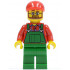 Overalls Farmer Green, Red Short Bill Cap, Beard and Glasses – ГРАДСКИ