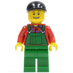 Overalls Farmer Green, Black Short Bill Cap – ГРАДСКИ