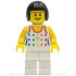 Shirt with Female Rainbow Stars Pattern, White Legs, Black Bob Cut Hair – ГРАДСКИ