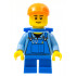 Overalls with Tools in Pocket Blue, Orange Short Bill Cap, Blue Short Legs, D-Basket, Black Eyebrows – ГРАДСКИ