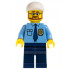 Police - City Shirt with Dark Blue Tie and Gold Badge, Dark Blue Legs, White Short Bill Cap – ГРАДСКИ