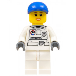 Spacesuit, White Legs, Blue Short Bill Cap, Eyelashes – ГРАДСКИ