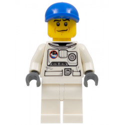 Spacesuit, White Legs, Blue Short Bill Cap, Black Eyebrows – ГРАДСКИ