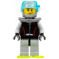 Diver, Flippers, Stubble Beard and Moustache and Sideburns, Scuba Tank – ГРАДСКИ