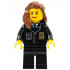 Police - City Suit with Blue Tie and Badge, Black Legs, Reddish Brown Female Hair over Shoulder – ГРАДСКИ