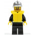 Fire - Reflective Stripes, Black Legs, Silver Fire Helmet, Beard and Glasses, Life Jacket – ГРАДСКИ