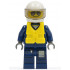 Forest Police - Helicopter Pilot, Dark Blue Flight Suit with Badge, Helmet, Life Jacket Center Buckle, Black and Pearl Dark Gray Sunglasses – ГРАДСКИ