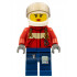 Fire - Pilot Female, Red Fire Suit with Carabiner, Dark Blue Legs with Map, White Helmet, Red Lips – ГРАДСКИ