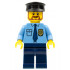 Police - City Shirt with Dark Blue Tie and Gold Badge, Dark Blue Legs, Black Hat – ГРАДСКИ